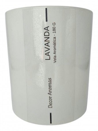 Vela Agata Lavanda - 180 gramas - com Tampa Pinus