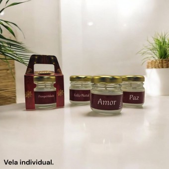 Mini vela aromática Natal