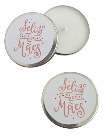 Mini vela Lata - 20 gramas - Personalizada