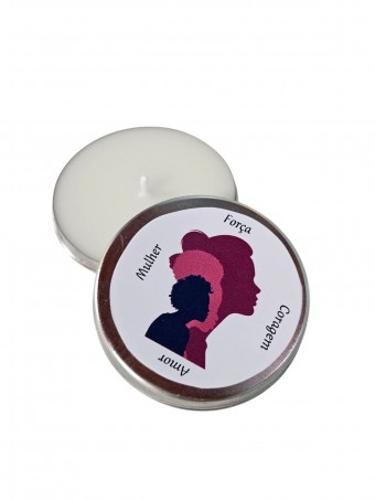 Mini vela Lata - 20 gramas - Personalizada