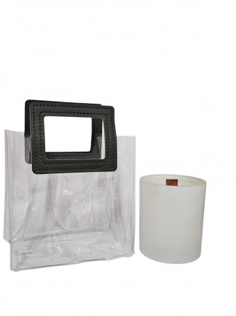 Vela Agata com Bolsa transparente - 180 gramas