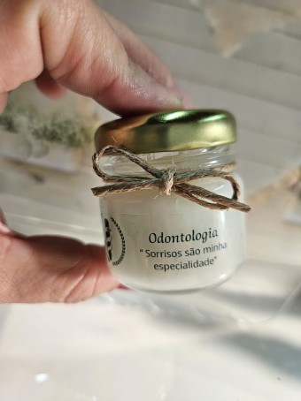 Mini vela aromática Profissões - Personalizada
