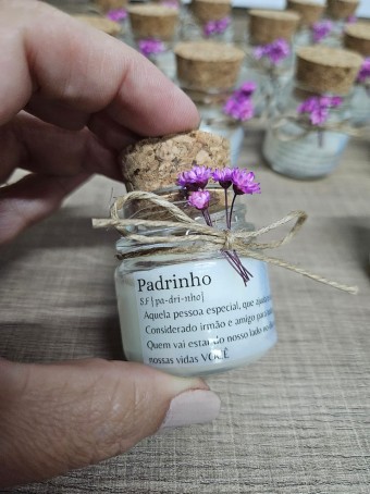 Mini vela aromática lembrancinha - tampa Rolha  - 30 gramas - Personalizada