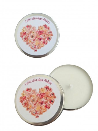 Mini vela Lata - 20 gramas - Personalizada