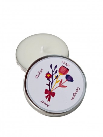 Mini Vela Lata- 20 gramas - Personalizada