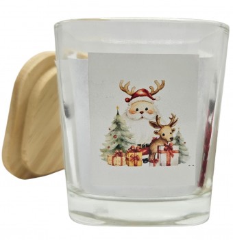 Vela Papai noel e Rena 130 Gramas