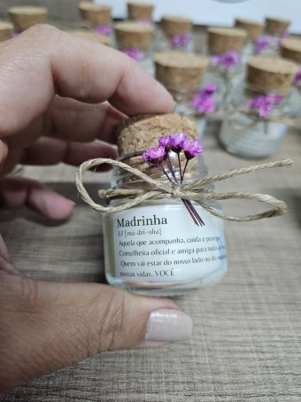 Mini vela aromática lembrancinha - tampa Rolha  - 30 gramas - Personalizada