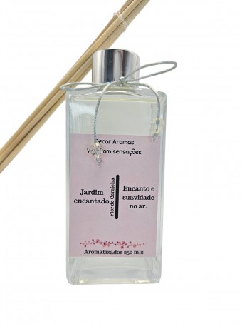 Aromatizador de varetas Square - 250 Mls - Jardim encantado