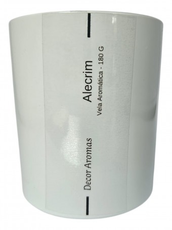 Vela Agata Alecrim - 180 gramas - com Tampa Pinus