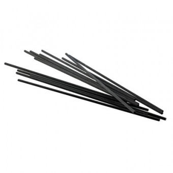 Vareta Fibra Preta - 25 cm x 3 mm - unidade
