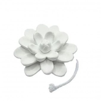 Flor em gesso para difusor/aromatizador - Peonia M