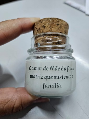 Mini vela aromática lembrancinha - tampa Rolha  - 30 gramas - Personalizada