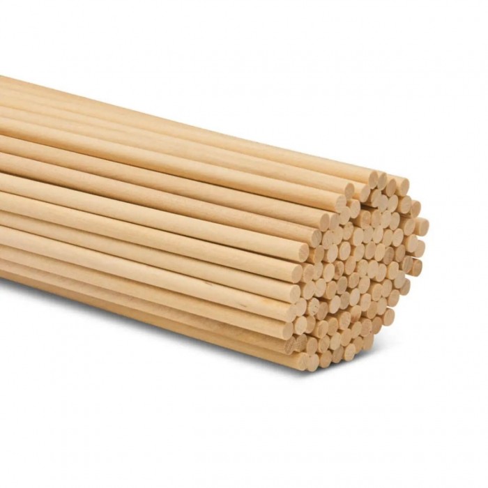 Vareta Madeira Pinus - 50 cm x 3 mm - unidade